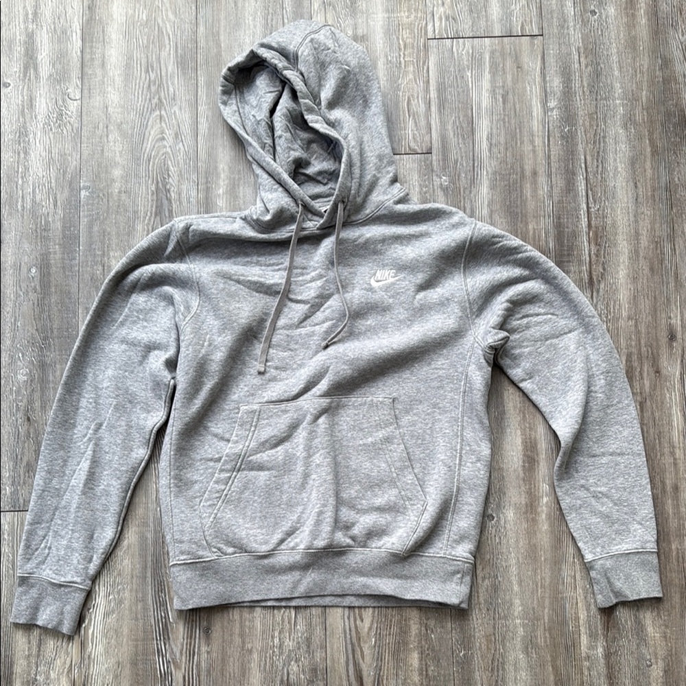 Nike Men's Heather Grey Hoodie